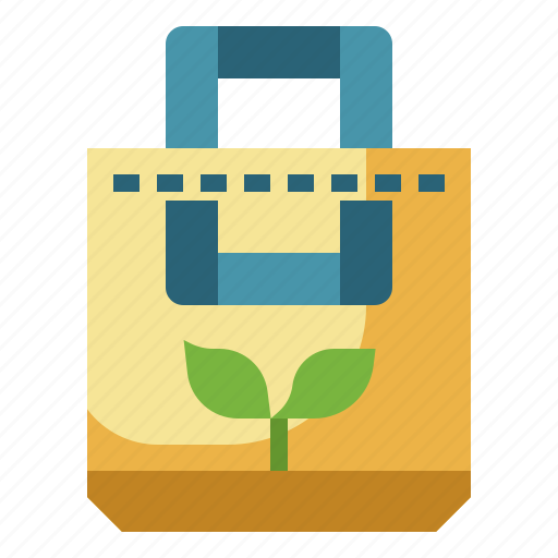 Reusable, reuse, tote, bag, pollution, shopping icon - Download on Iconfinder