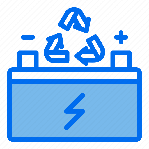 Battery, power, recycling, energy, ecology icon - Download on Iconfinder