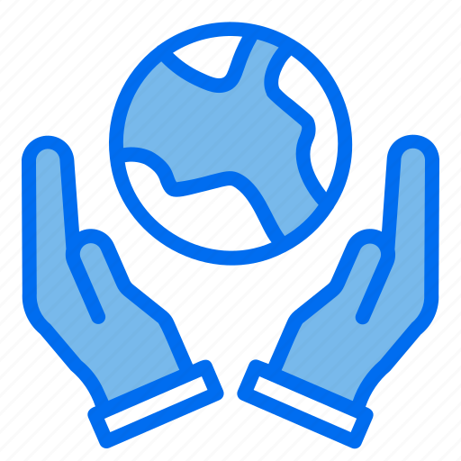 Earth, ecology, save, hand, recycling icon - Download on Iconfinder