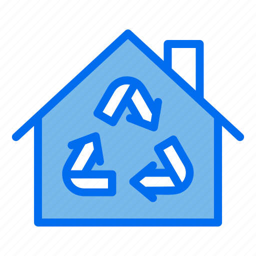 House, recycling, green, ecology icon - Download on Iconfinder