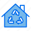 house, recycling, green, ecology 