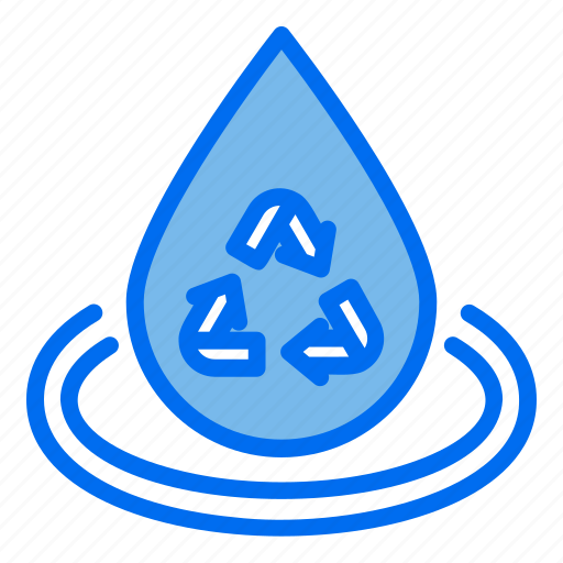 Water, drop, recycle, ecology, eco icon - Download on Iconfinder
