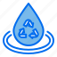 water, drop, recycle, ecology, eco 