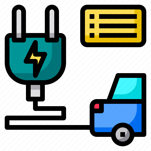 Electric, car, eco, ecology, station, charger icon - Download on Iconfinder