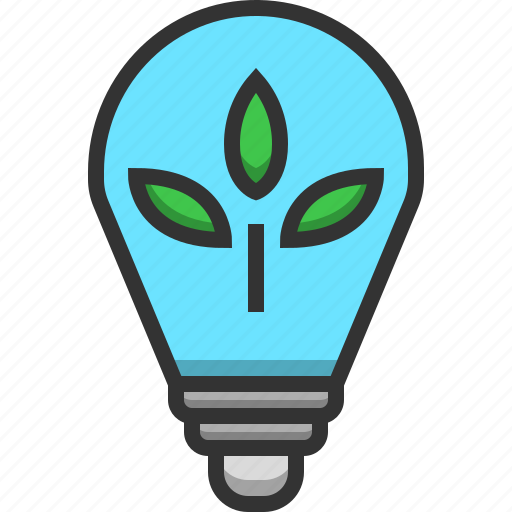 Bulb, light, ecology, electricity, energy, lamp, leaf icon - Download on Iconfinder