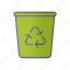 bin, can, garbage, recycling, reducing, rubbish, waste 
