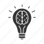 brain, bulb, creativity, idea, innovation, inspiration, lightbulb 
