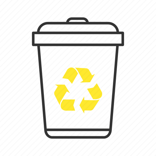 Bin, can, garbage, recycling, reducing, rubbish, waste icon - Download on Iconfinder