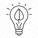 bulb, eco, ecology, energy, innovation, leaf, lightbulb
