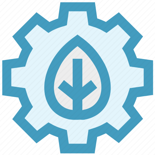 Ecology, environment, gear, green, sustainable, technology icon - Download on Iconfinder