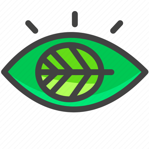 Ecology, eye, leaf, nature icon - Download on Iconfinder