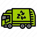 garbage, recycle, trash, truck