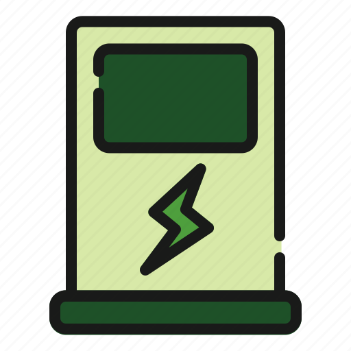 Electric station, ecology, environment, nature, green, sustainability, sustainable icon - Download on Iconfinder