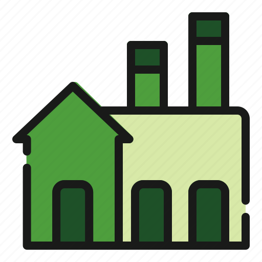 Factory, ecology, environment, nature, green, sustainability, sustainable icon - Download on Iconfinder