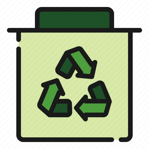 Recycle bin, ecology, environment, nature, green, sustainability, sustainable icon - Download on Iconfinder