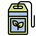 ecology, ecotag, label, leaf, tag