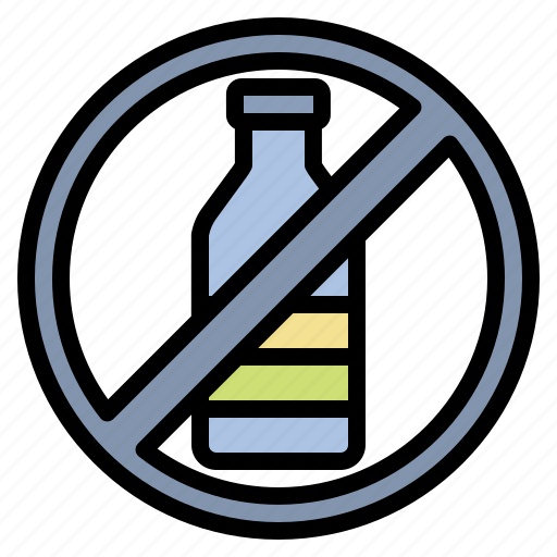 Ecology, noplastic, no, pollution, contamination, bottles icon - Download on Iconfinder