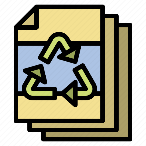 Ecology, paperrecycle, paper, recycle, recycling icon - Download on Iconfinder