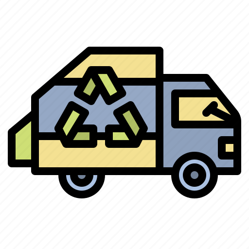 Ecology, recycletruck, recycle, truck, grabage, trash icon - Download on Iconfinder
