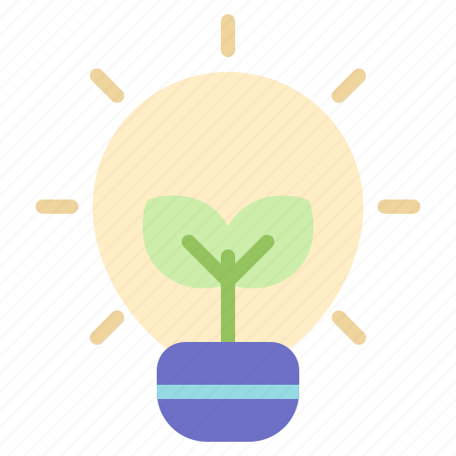Ecology, energy, environment, lamp, light, nature, plant icon - Download on Iconfinder
