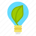 bulb, eco, electricity, leaf, light