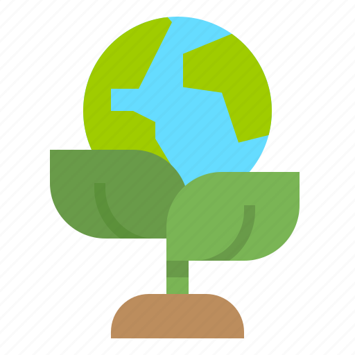 Earth, environment, geography, globe, leaf icon - Download on Iconfinder