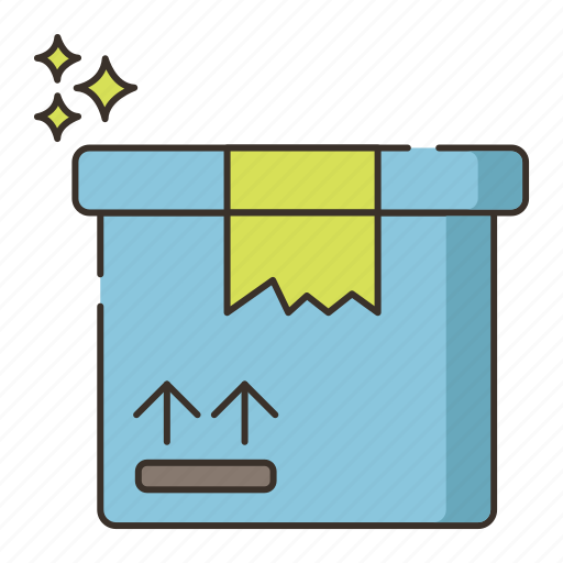 Box, cardboard, cardboard box, packaging icon - Download on Iconfinder