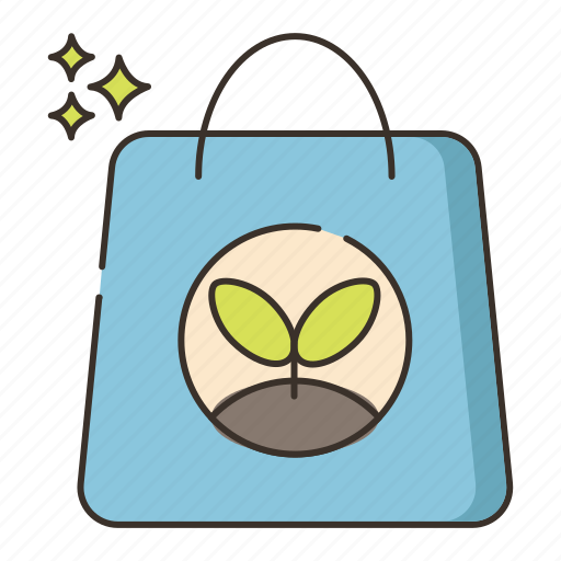 Bag, organic, paper bag icon - Download on Iconfinder