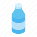 bottle, drinking, health, isometric, plastic, pure, water 