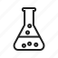beaker, chemical, chemistry, flask, glass, liquid, research 