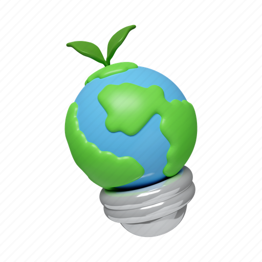 Eco, earth, conservation, save, protect, ecology, green 3D illustration - Download on Iconfinder