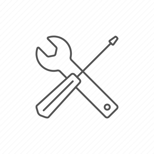 Adjust, instrument, screwdriver, service, toolkit, tools, wrench icon - Download on Iconfinder