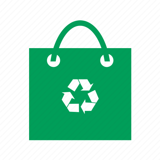 Shopping, eco, sign, environment, bag, green, recycle icon - Download on Iconfinder