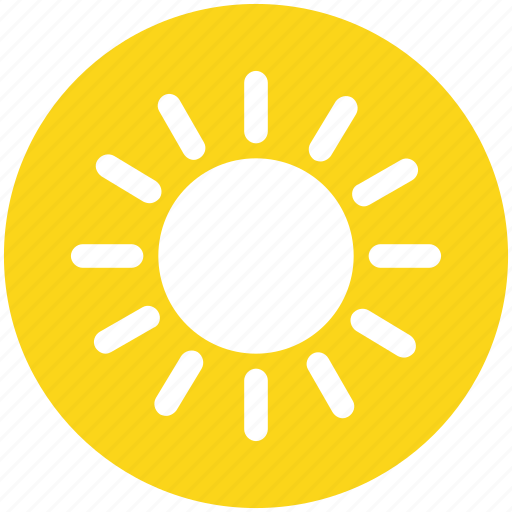 Brightness, shining sun, sun, sunny day, sunshine, weather icon - Download on Iconfinder