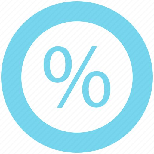 Divided, percentage, percentage sign, pointer, present, sell, symbols icon - Download on Iconfinder