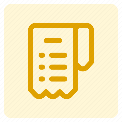 Receipt, invoice, billing, transaction, history, bills icon - Download on Iconfinder