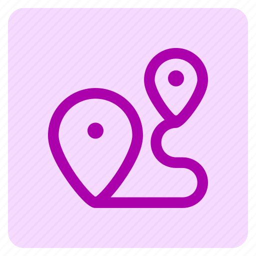 Route, tracking, tracker, road icon - Download on Iconfinder