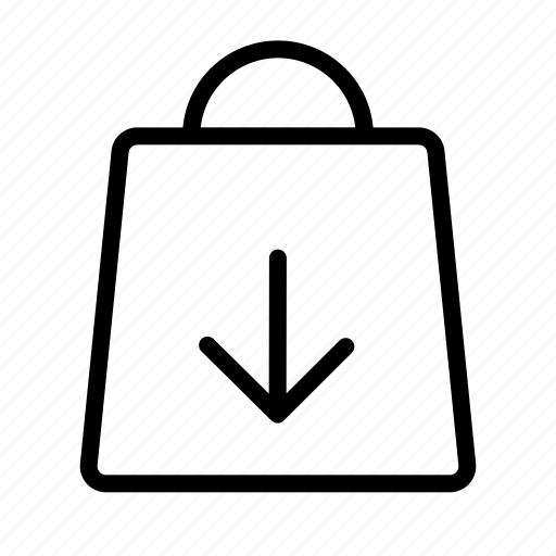 Arrow, arrows, down, download, in, save, shope icon - Download on Iconfinder