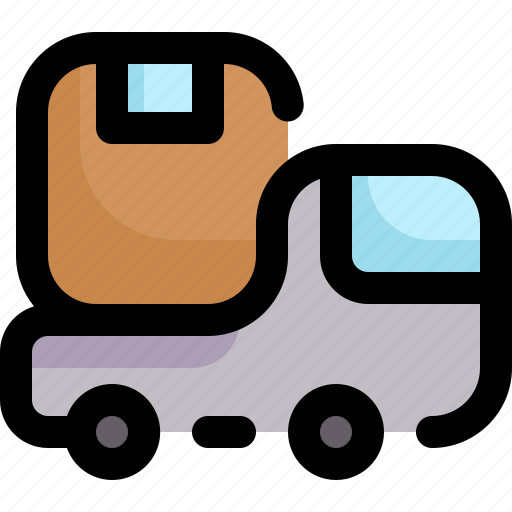 Delivery, cargo truck, truck, shipping and delivery, transporting, delivery truck icon - Download on Iconfinder