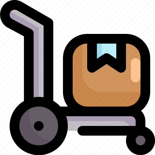 Trolley cart, delivery, trolley bag, package, trolley, shipping icon - Download on Iconfinder