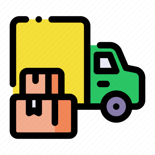Delivery truck, transport, shipping, vehicle icon - Download on Iconfinder