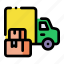 delivery truck, transport, shipping, vehicle 