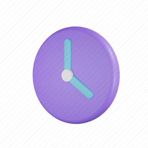 Clock, time, watch, alarm, schedule, date, event 3D illustration - Download on Iconfinder