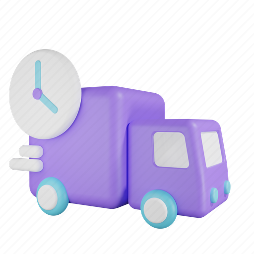 Delivery, shipping, package, transport, truck, ecommerce, online 3D illustration - Download on Iconfinder
