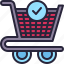 shopping, cart, checklist, ecommerce, purchase, checkout 