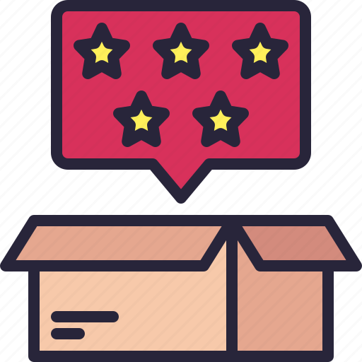 Unboxing, gift, star, surprise, rating icon - Download on Iconfinder