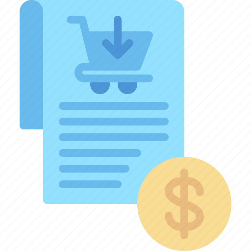 Invoice, order, commerce, shopping, receipt icon - Download on Iconfinder