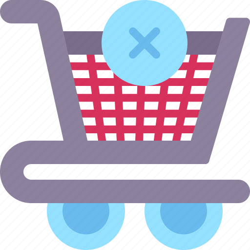 Shopping, online, store, commerce, delete, product, remove from cart icon - Download on Iconfinder