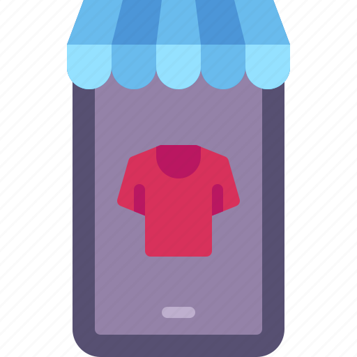 Smartphone, tshirt, buy, ecommerce, fashion icon - Download on Iconfinder