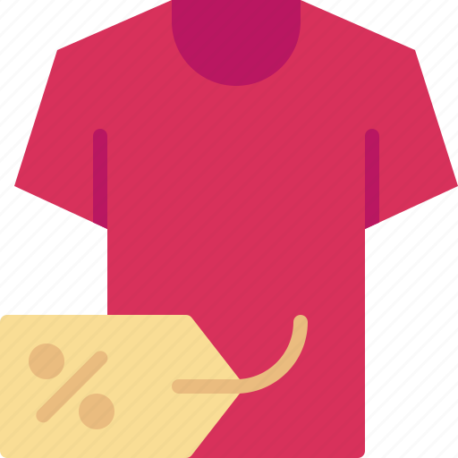 Tshirt, ecommerce, clothing, discount, label icon - Download on Iconfinder
